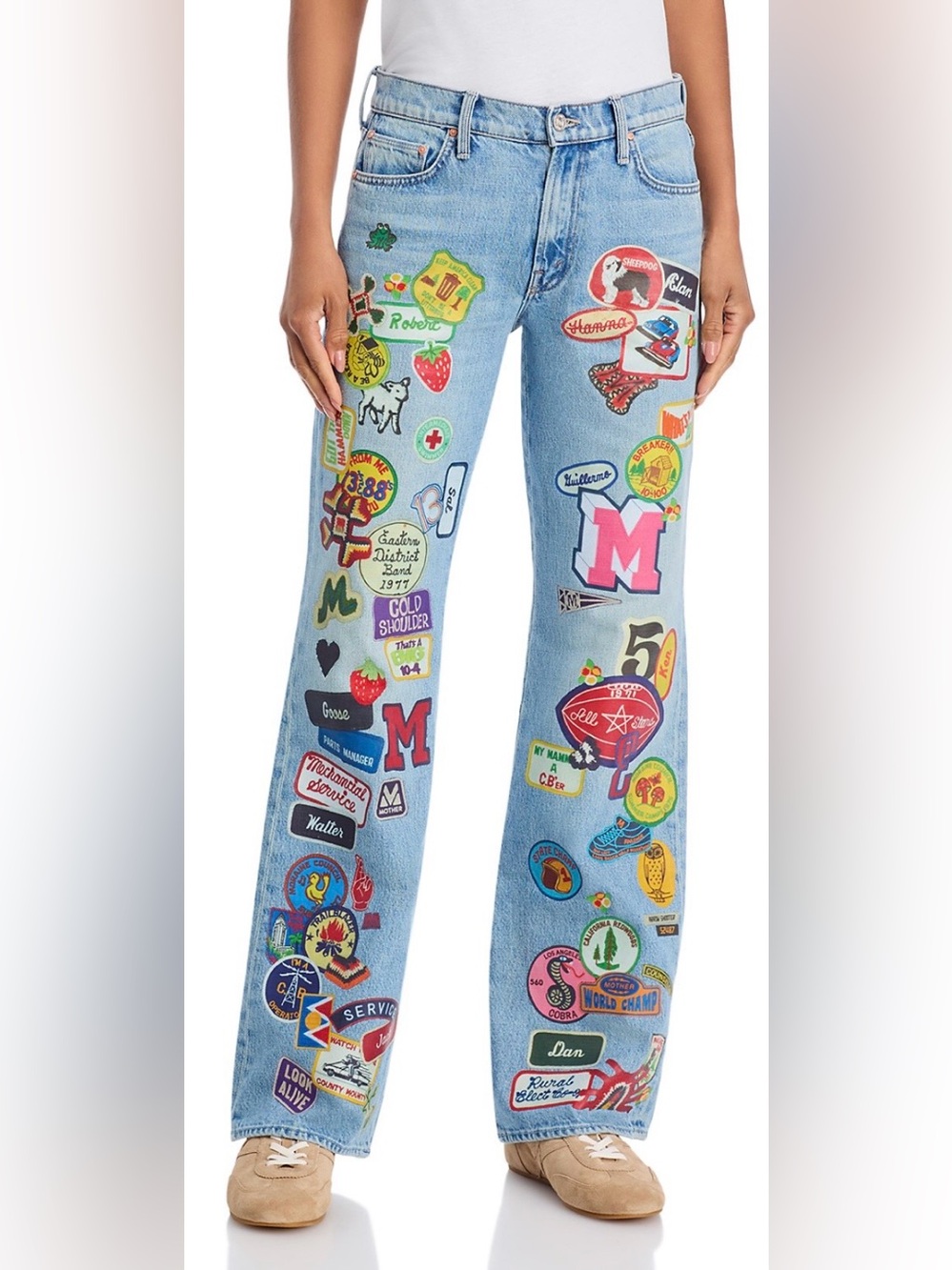MOTHER The Bookie Sneak Jeans in Scout It Out - Picture 2 of 12